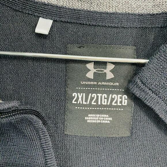 Under Armour Lightweight Knit Pullover 1/4 Zip Size 2XL - Picture 4 of 5